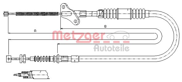 METZGER Kézifék bowden 17.2723_METZ