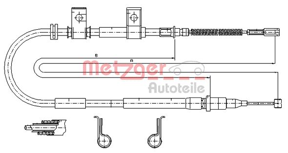 METZGER Kézifék bowden 17.3502_METZ