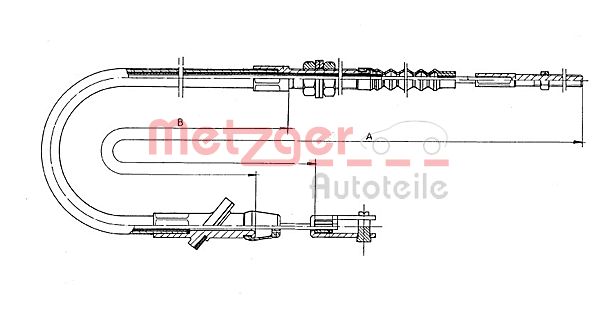 METZGER Kuplungbowden 18.600_METZ