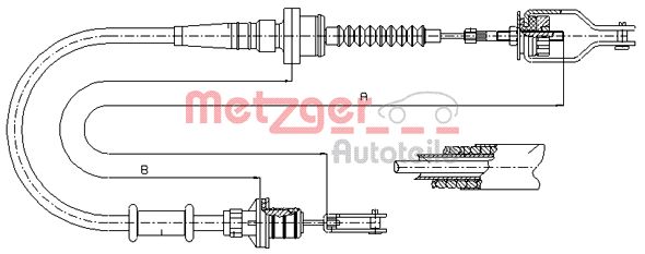 METZGER Kuplungbowden 18.0071_METZ