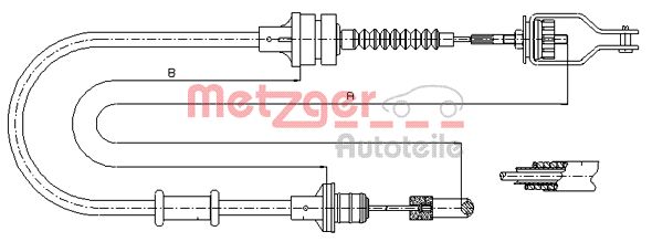 METZGER Kuplungbowden 18.0072_METZ