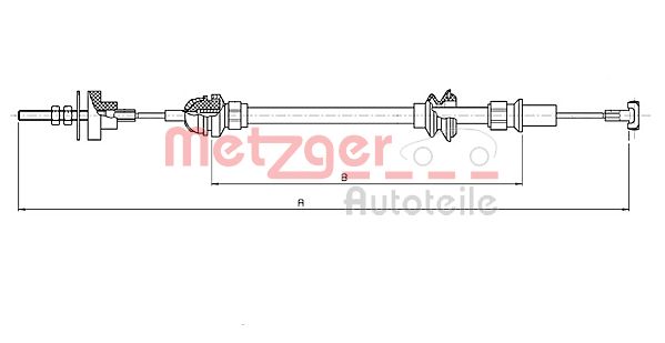 METZGER Kuplungbowden 19.208E_METZ