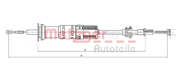 METZGER Kuplungbowden 19.211E_METZ