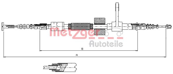 METZGER Kézifék bowden 251.32_METZ