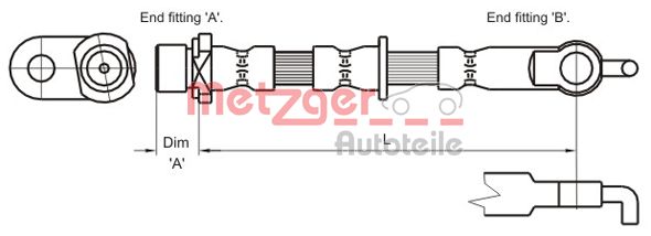 METZGER Gumifékcső 4110011_METZ