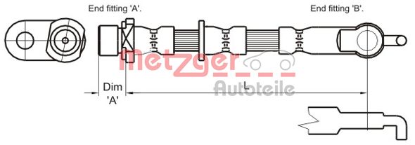 METZGER Gumifékcső 4110013_METZ