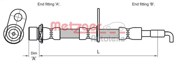 METZGER Gumifékcső 4110009_METZ