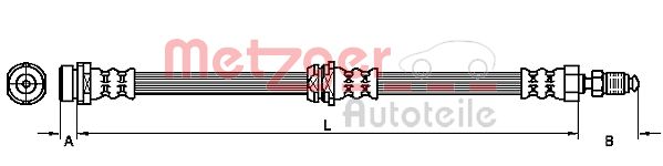 METZGER Gumifékcső 4110038_METZ