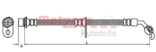 METZGER Gumifékcső 4110099_METZ