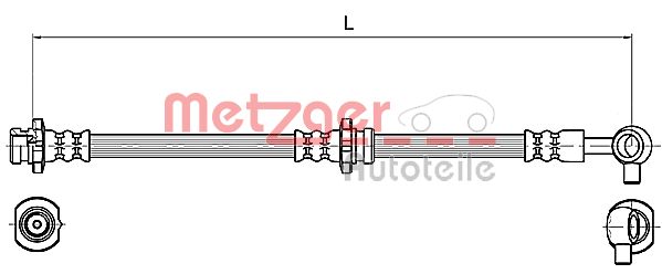 METZGER Gumifékcső 4110131_METZ