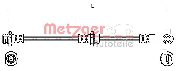 METZGER Gumifékcső 4110132_METZ