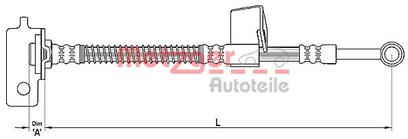 METZGER Gumifékcső 4110136_METZ