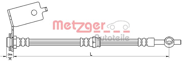 METZGER Gumifékcső 4110141_METZ