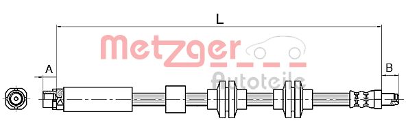 METZGER Gumifékcső 4110143_METZ