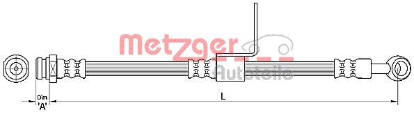 METZGER Gumifékcső 4110218_METZ