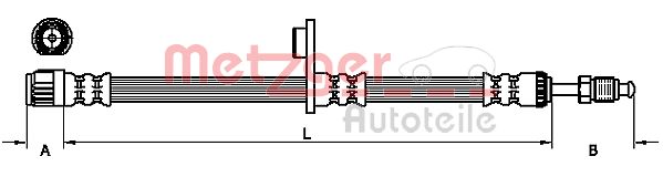 METZGER Gumifékcső 4110226_METZ