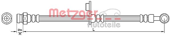 METZGER Gumifékcső 4110265_METZ