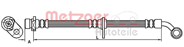 METZGER Gumifékcső 4110300_METZ