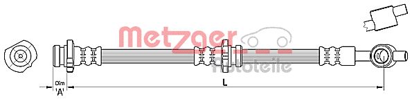 METZGER Gumifékcső 4110383_METZ