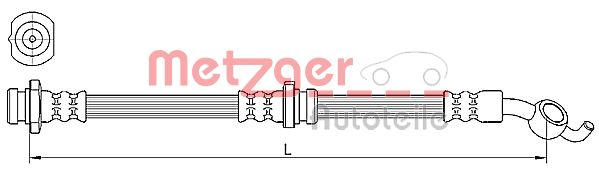 METZGER Gumifékcső 4110392_METZ