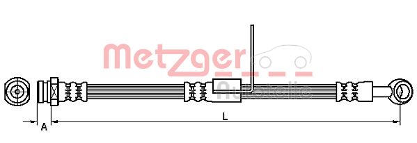 METZGER Gumifékcső 4110427_METZ