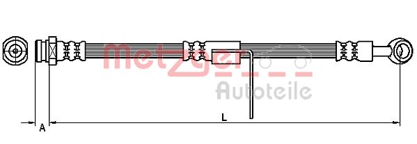 METZGER Gumifékcső 4110428_METZ