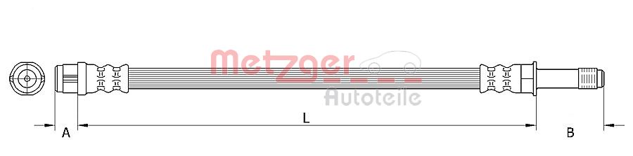 METZGER Gumifékcső 4110448_METZ