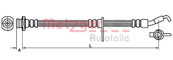 METZGER Gumifékcső 4110490_METZ