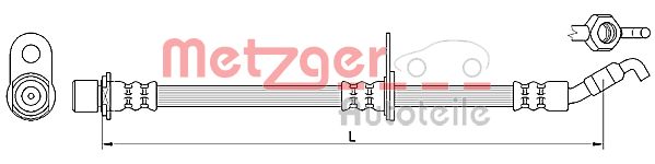 METZGER Gumifékcső 4110621_METZ