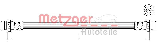 METZGER Gumifékcső 4110640_METZ