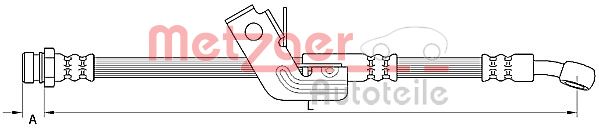 METZGER Gumifékcső 4110664_METZ