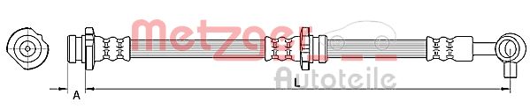 METZGER Gumifékcső 4110848_METZ