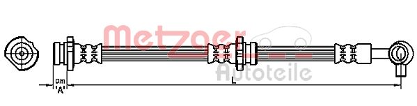 METZGER Gumifékcső 4110860_METZ