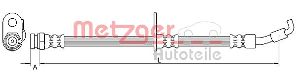 METZGER Gumifékcső 4110875_METZ