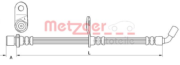 METZGER Gumifékcső 4110907_METZ