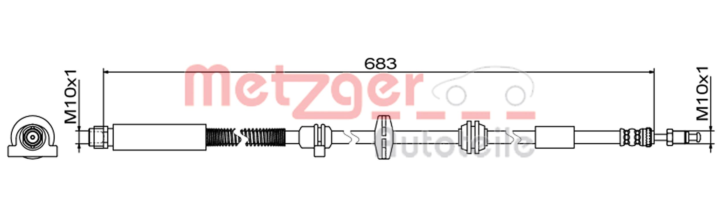 METZGER Gumifékcső 4110949_METZ