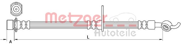 METZGER Gumifékcső 4110985_METZ