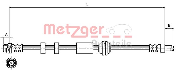 METZGER Gumifékcső 4111216_METZ