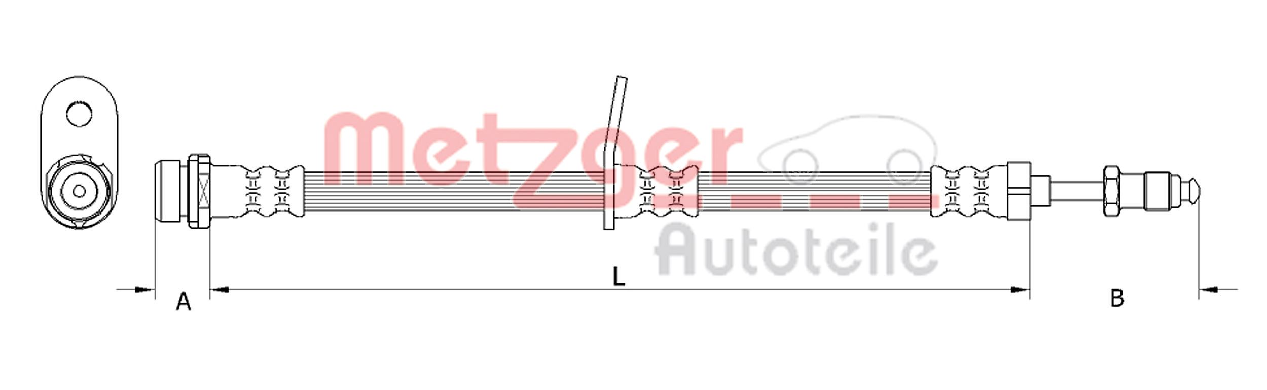 METZGER Gumifékcső 4111360_METZ