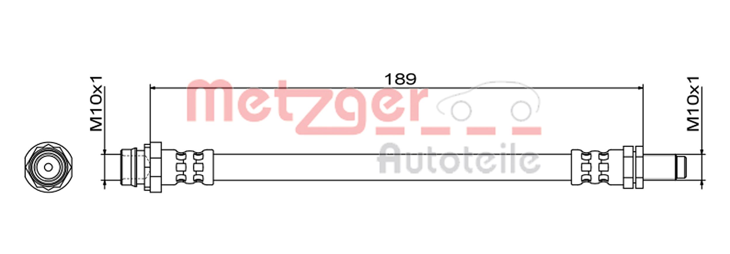 METZGER Gumifékcső 4111467_METZ