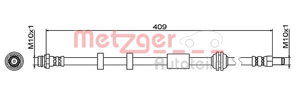 METZGER Gumifékcső 4111468_METZ