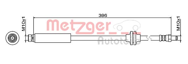 METZGER Gumifékcső 4111470_METZ