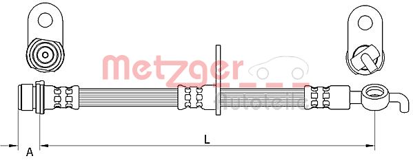 METZGER Gumifékcső 4111562_METZ