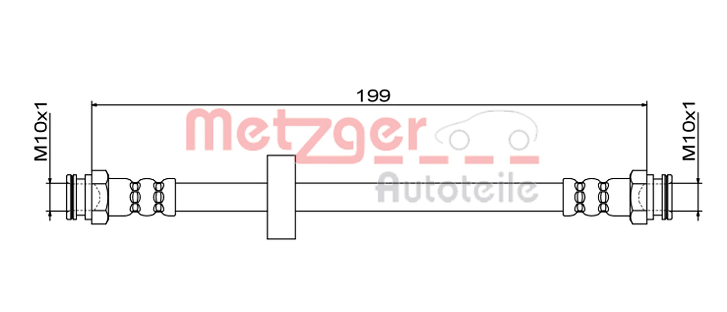 METZGER Gumifékcső 4111620_METZ