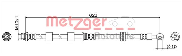 METZGER Gumifékcső 4111741_METZ