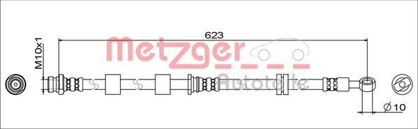 METZGER Gumifékcső 4111742_METZ