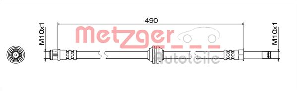 METZGER Gumifékcső 4111781_METZ