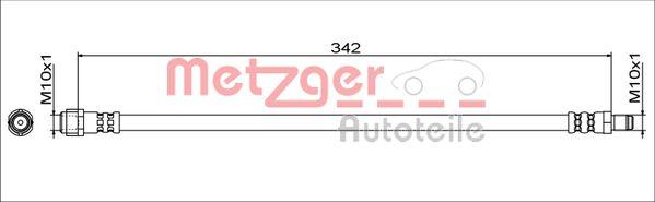 METZGER Gumifékcső 4111787_METZ