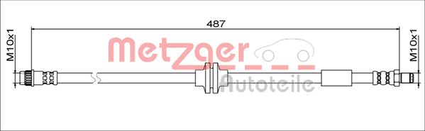 METZGER Gumifékcső 4111792_METZ