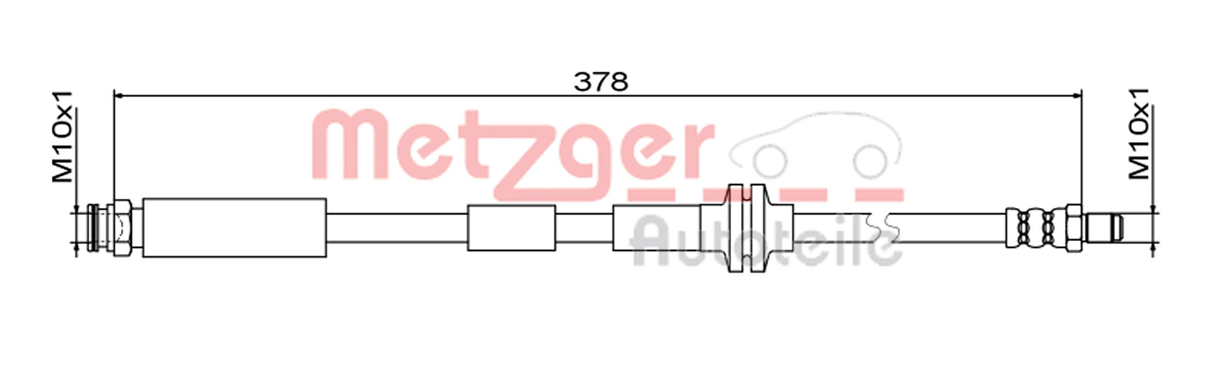 METZGER Gumifékcső 4111800_METZ